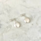 Coin Pearl Studs