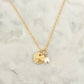 Sand Dollar Pearl Necklace