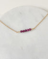 Lia Ruby Necklace
