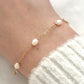 Floating Pearl Bracelet