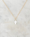 Pearl Cross Necklace
